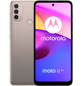 Smartfon MOTOROLA Moto E40 4/64GB 6.5" 90Hz Różowy PARL0003PL