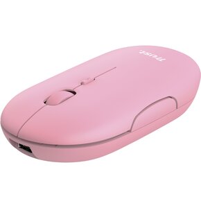 Mysz TRUST Puck Różowy