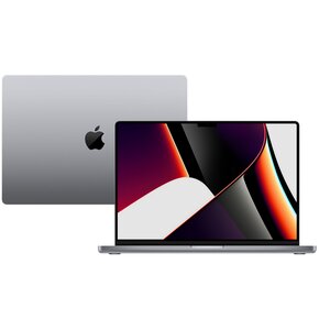 Laptop APPLE MacBook Pro 16.2" Retina M1 Pro 16GB RAM 512GB SSD macOS Gwiezdna szarość