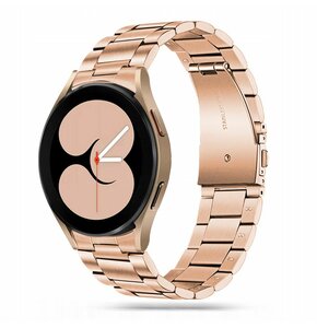 Pasek TECH-PROTECT Stainless do Samsung Galaxy Watch 4 40/42/44/46mm Różowe Złoto