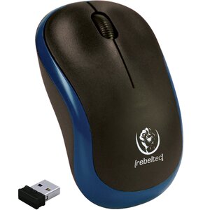 Mysz REBELTEC Meteor Czarno-niebieski