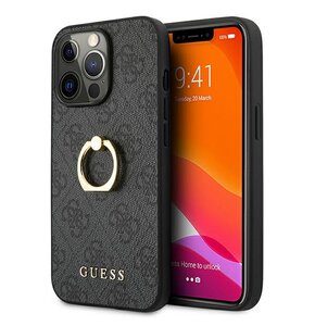 Etui GUESS 4G Ring Case do Apple iPhone 13/13 Pro Szary