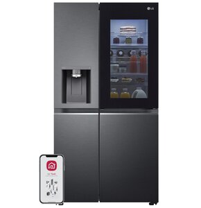 Lodówka LG GSXV90MCAE Side by Side 179cm Srebrna LinearCooling