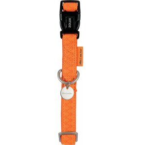 Obroża ZOLUX Mac Leather (48 - 68 cm) Pomarańczowy