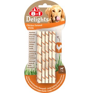 Przysmak dla psa 8IN1 Delights Twisted Sticks (10 szt.)