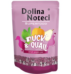 Karma dla psa DOLINA NOTECI Superfood Kaczka i przepiórka 300 g