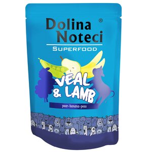 Karma dla psa DOLINA NOTECI Superfood Cielęcina i jagnięcina 300 g