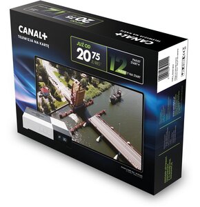 Dekoder Canal+ Sagecom DSIW74 z usługą telewizja na kartę (Pakiet Start+ na 12 m-cy)