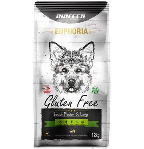 Karma dla psa BIOFEED Euphoria Gluten Free Junior Jagnięcina 12 kg