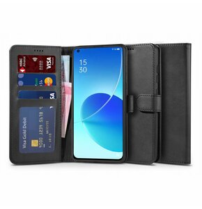 Etui TECH-PROTECT Wallet do Oppo Reno 6 5G Czarny