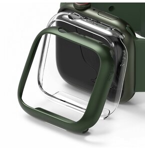 Nakładka RINGKE Slim do Apple Watch 7 45 mm Przezroczysty/zielony