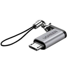 Adapter USB Typ-C - Micro USB UGREEN Szary