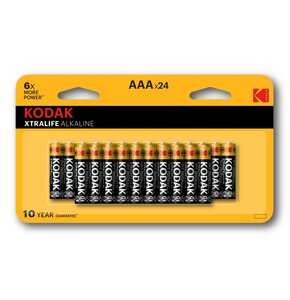 Baterie AAA LR3 KODAK Xtra Life Alkaline (24 szt.)