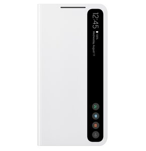 Etui SAMSUNG Smart Clear View Cover do Galaxy S21 FE EF-ZG990CWEGEE Biały