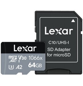 Karta pamięci LEXAR Professional microSDXC 64GB + Adapter