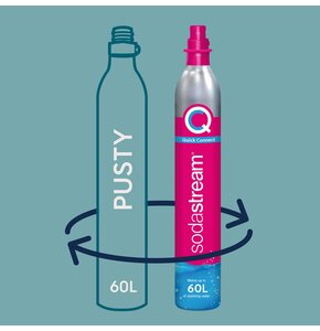 Wymiana naboju SODASTREAM CO2 Pink - gaz spożywczy oryginalny z atestem