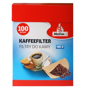 Filtr do kawy METROX 1x2 0673 (100 sztuk)