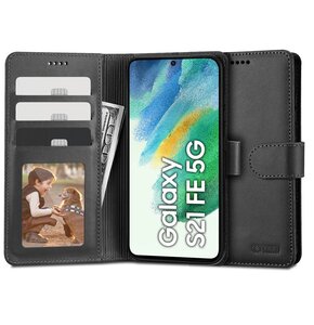Etui TECH-PROTECT Wallet do Samsung Galaxy S21 FE Czarny