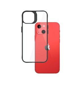 Etui 3MK Satin Armor Case+ do Apple iPhone 13 Mini Przezroczysto-czarny