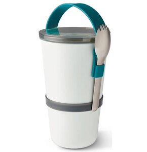 Lunch box BLACK+BLUM Lunch Pot Biało-niebieski