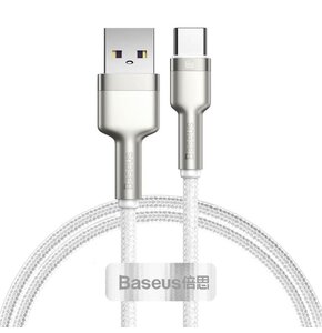 Kabel USB - USB-C BASEUS Cafule Metal 2 m 66W Biały