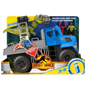 Samochód IMAGINEXT Jurassic World 3 Transporter – Ucieczka dinozaura GVV50