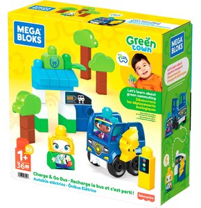 Klocki plastikowe MEGA Bloks Fisher Price Eko autobus HDX90