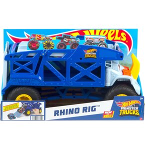 Samochód Hot Wheels Monster Truck Nosorożec Rhino Rig HFB13