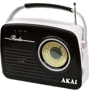 Radio AKAI APR-11B Biało-czarny