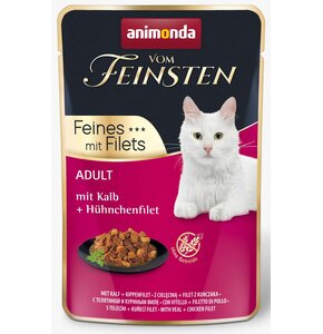Karma dla kota ANIMONDA Vom Feinsten Cielęcina z kurczakiem 85 g
