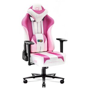 Fotel DIABLO CHAIRS X-Player (S) Różowo-biały
