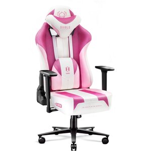 Fotel DIABLO CHAIRS X-Player Normal Size Różowo-biały