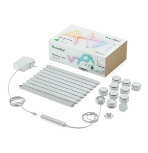 Listwy świetlne NANOLEAF Lines 60 Degrees Starter Kit NL59-K-0002LW-9PK-EU Regulacja jasności, Wi-Fi (9 szt.)