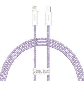 Kabel USB-C do Lightning BASEUS Dynamic Series 1 m Fioletowy