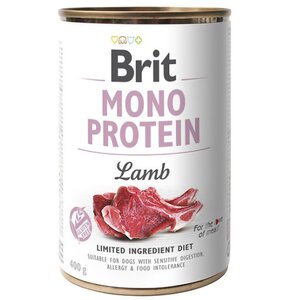 Karma dla psa BRIT Mono Protein Jagnięcina 400 g