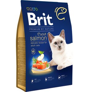 Karma dla kota BRIT Premium by Nature Łosoś 8 kg