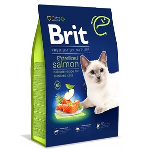 Karma dla kota BRIT Premium By Nature Sterilized Łosoś 300 g
