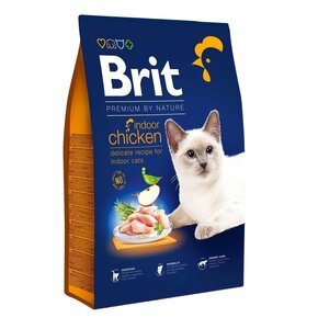 Karma dla kota BRIT Premium By Nature Indoor Kurczak 300 g