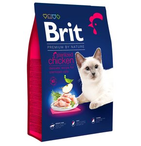 Karma dla kota BRIT Premium Sterilized Kurczak 8 kg
