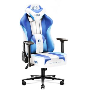 Fotel DIABLO CHAIRS X-Player 2.0 Normal Size Biało-niebieski