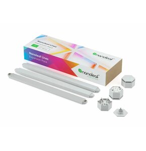 Listwy świetlne NANOLEAF Lines 60 Degrees Expansion Pack NL59E0001LW3PK Regulacja jasności, Wi-Fi (3 szt.)