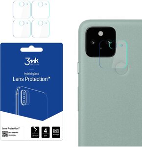 Szkło hybrydowe na obiektyw 3MK Lens Protection do Google Pixel 5