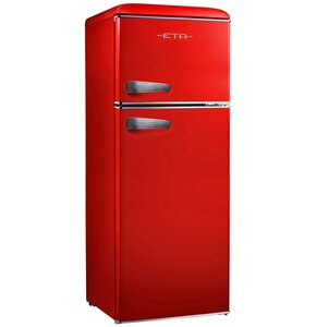 Lodówka ETA Storio 253490030E Retro 148.2cm Czerwona