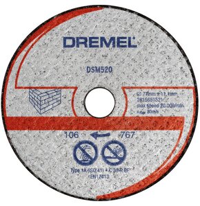 Tarcza do cięcia DREMEL DSM520 77 mm (2 szt.)
