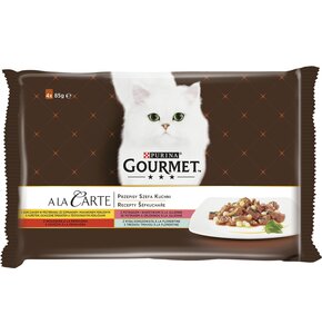 Karma dla kota GOURMET A La Carte Przepisy szefa kuchni Mix Smaków (4 x 85 g)