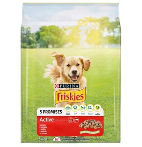 Karma dla psa FRISKIES 5 Promisses Active Wołowina 3 kg