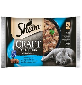 Karma dla kota SHEBA Craft Collection Rybne Smaki (4 x 85 gr)