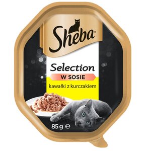 Karma dla kota SHEBA Selection Kurczak 85 g