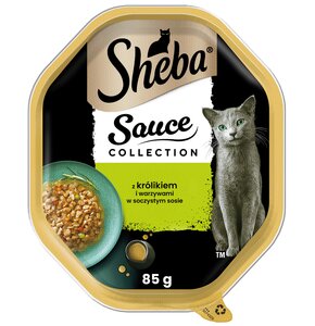 Karma dla kota SHEBA Sauce Speciale Królik z warzywami 85 g