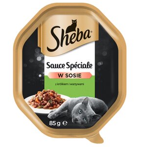Karma dla kota SHEBA Sauce Speciale Królik z warzywami 85 g